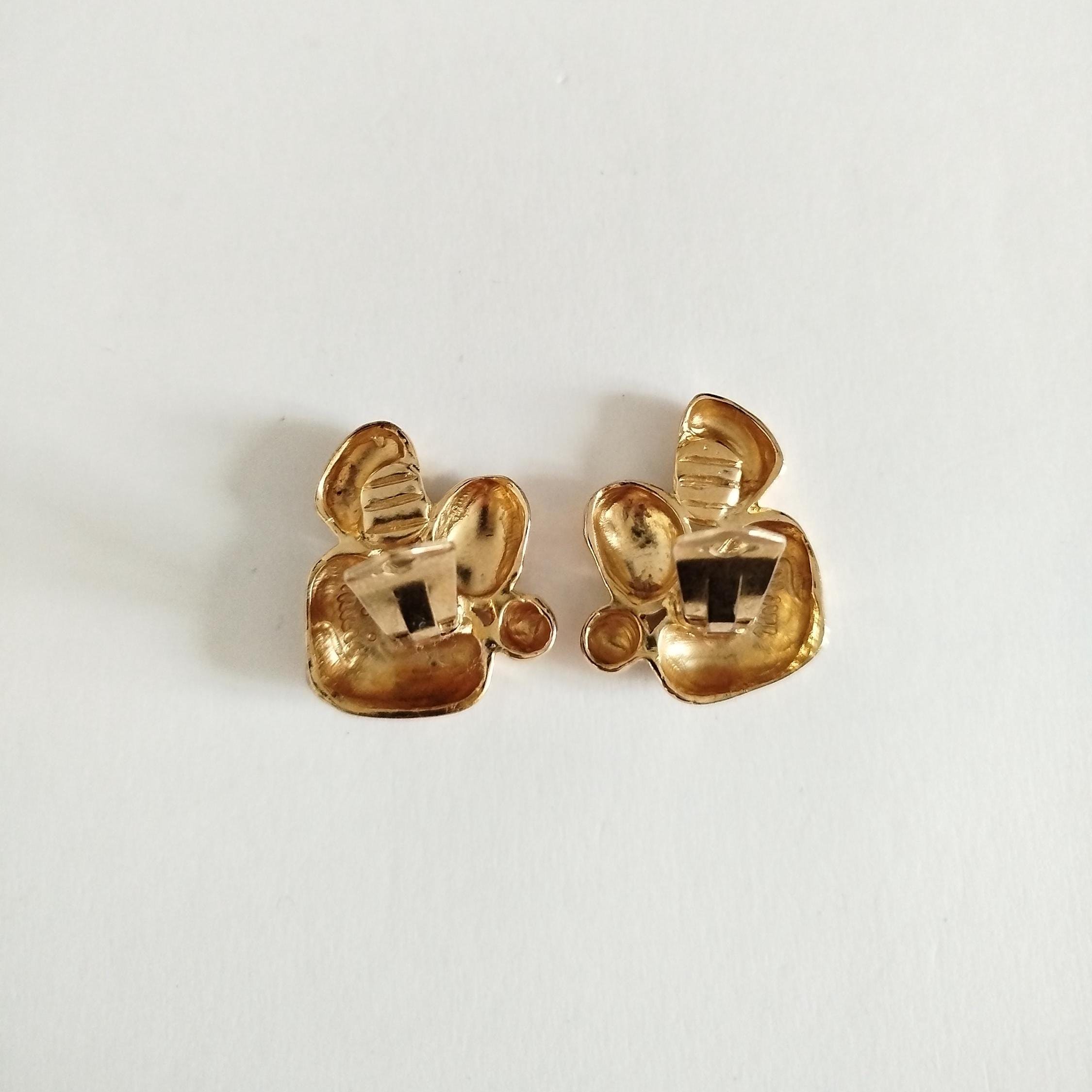 Boucles D'Oreilles Vintage De La Marque Micris - Occasion