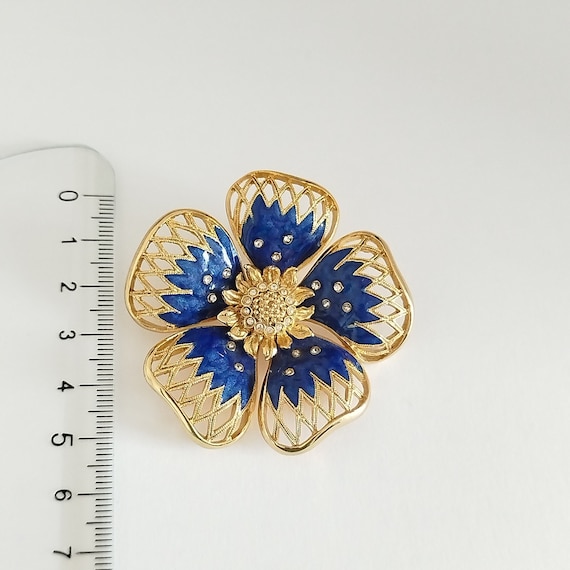 アクセサリー Vintage BALENCIAGA Fake Pearl Brooch Cristobal Balenciaga Roger Jean-Pierre 1950's Brown Crystal