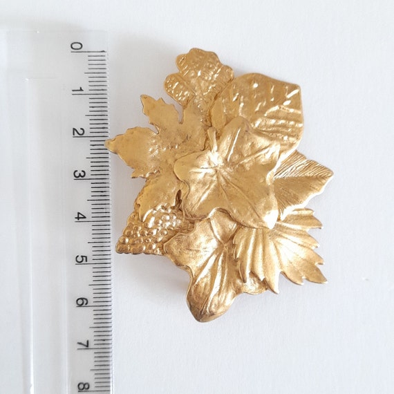 Agatha Paris - Vintage gold plated brooch, gift f… - image 7