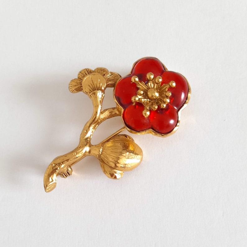 Lot De 33 Petits Patchs Brodés En Forme De Fleur De Prunier