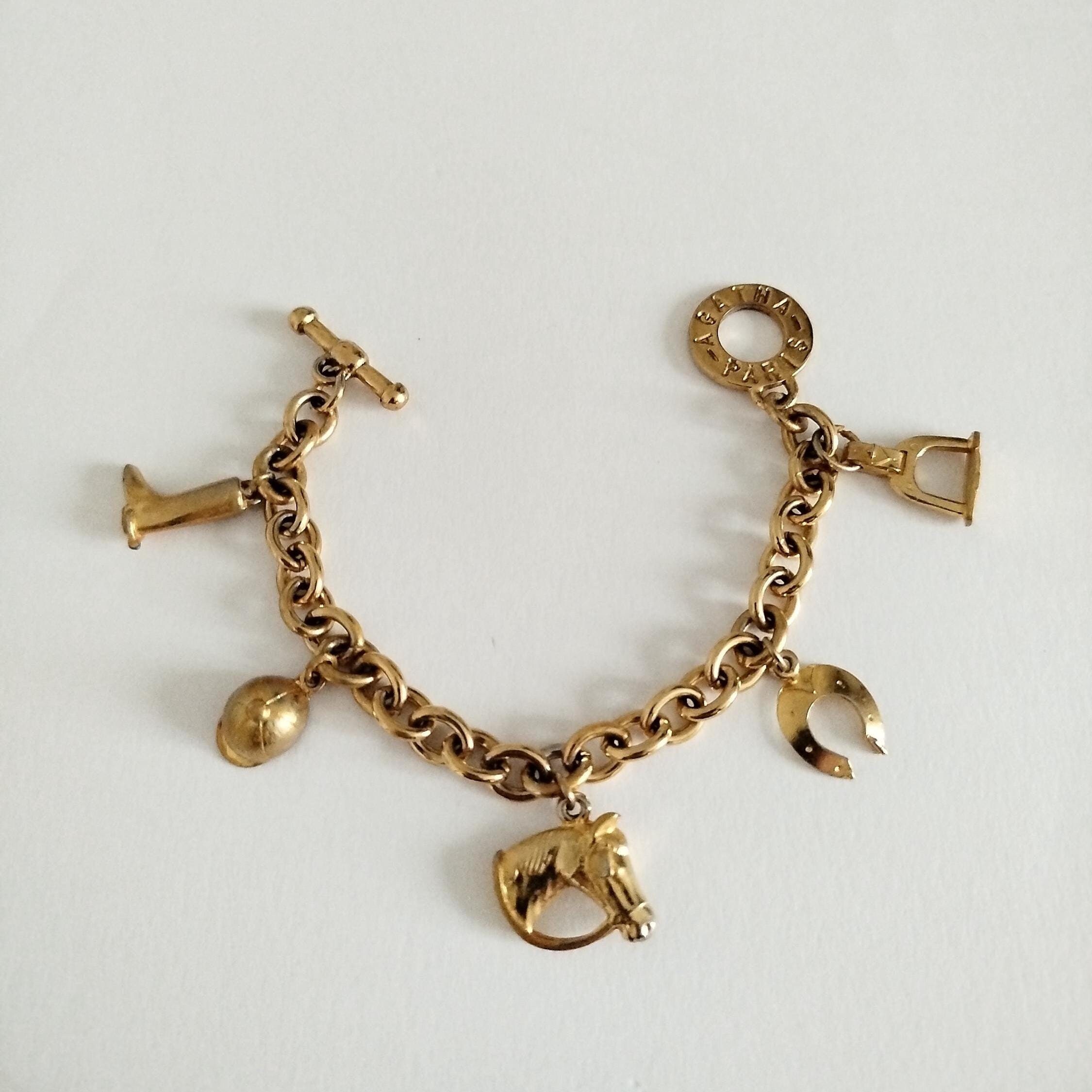 Agatha Paris - Vintage Bracelet With Charms - Etsy