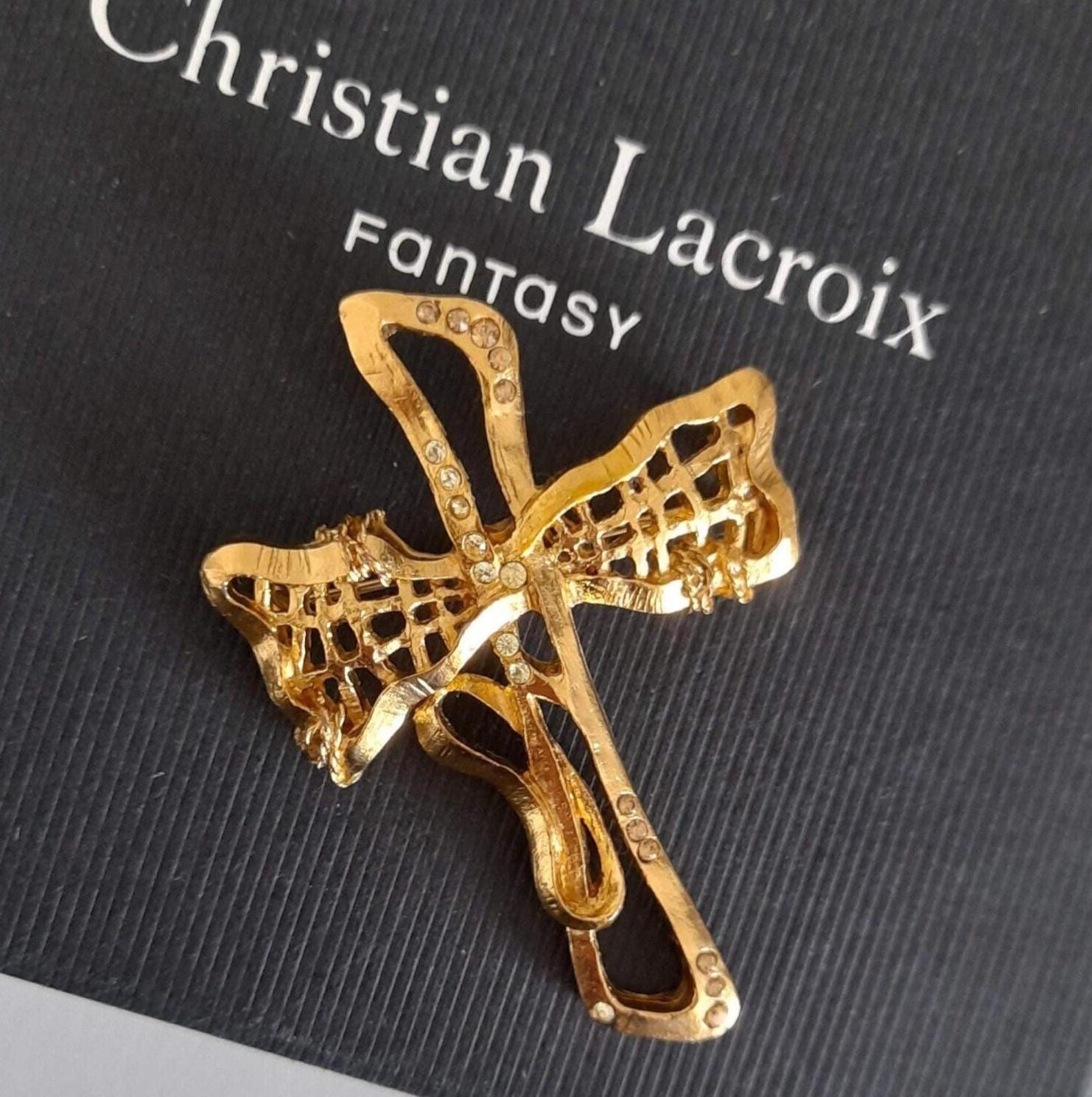Christian Lacroix Cross - Etsy