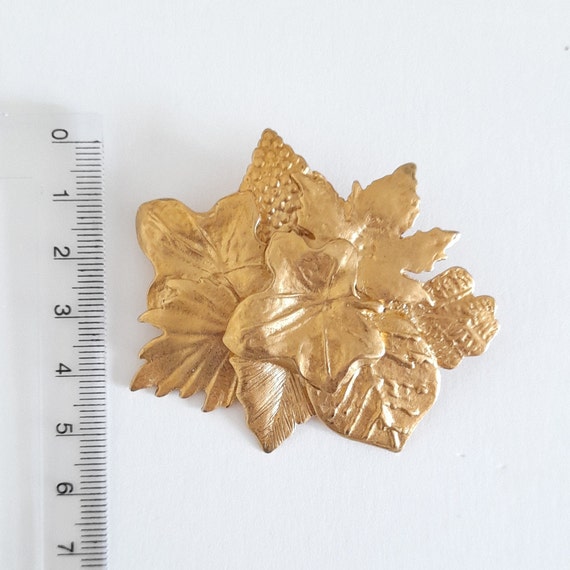 Agatha Paris - Vintage gold plated brooch, gift f… - image 8