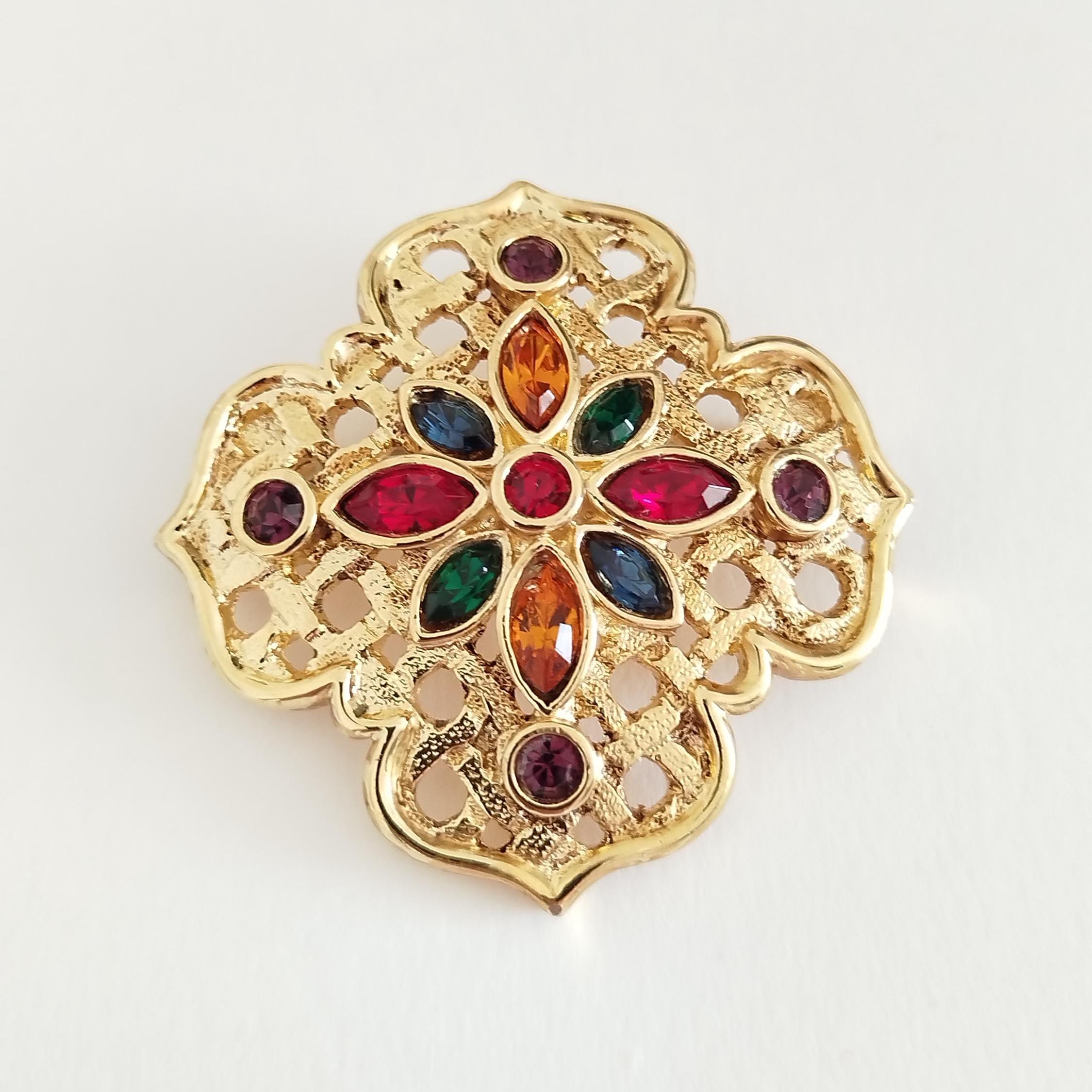 レリッツ - ヴィンテージクロスブローチ - Etsy 日本