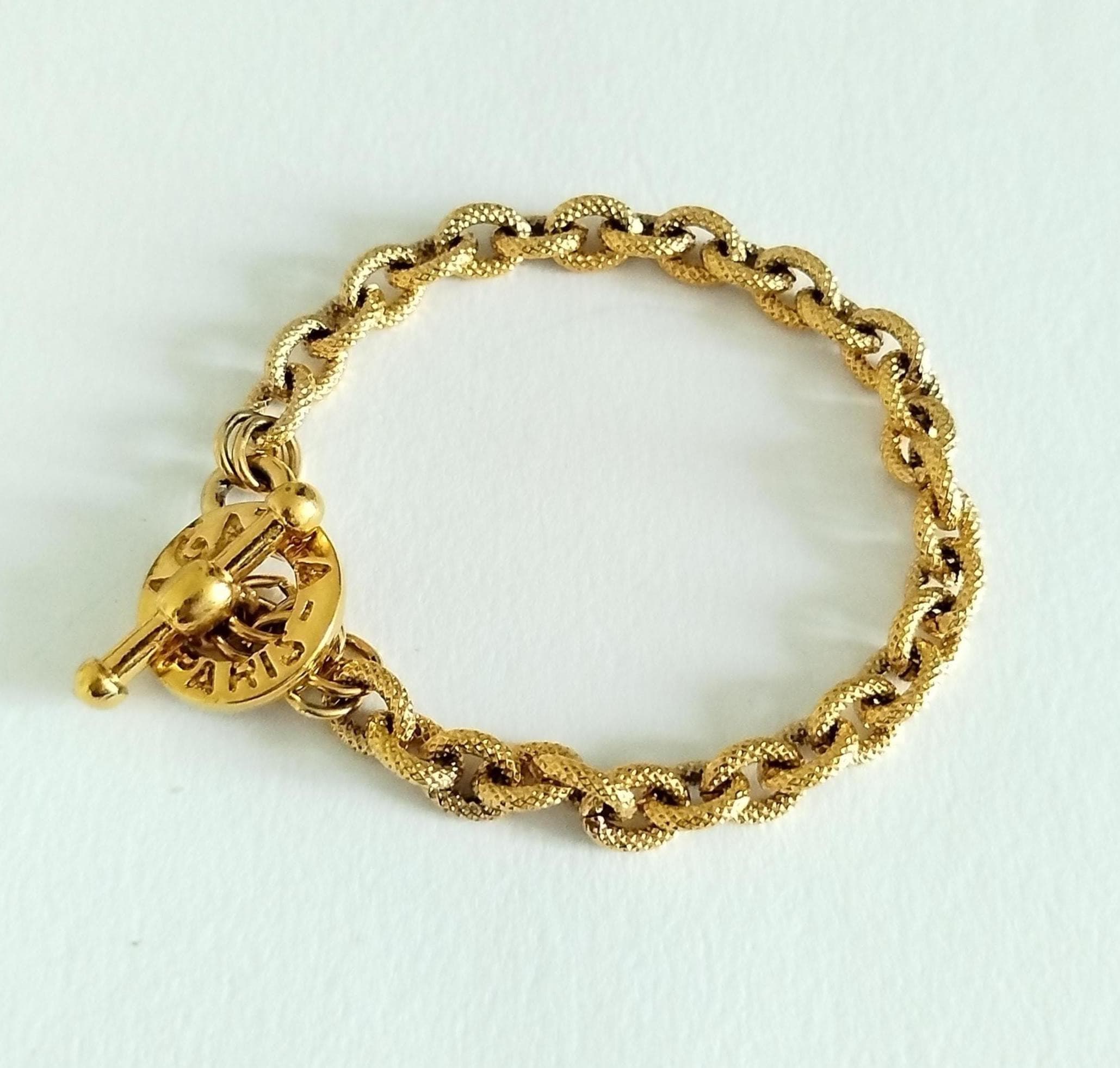 AGATHA PARIS ヴィンテージ テディベア ブレスレット&イヤリング Agatha Paris - Vintage Gold Bracelet - Etsy