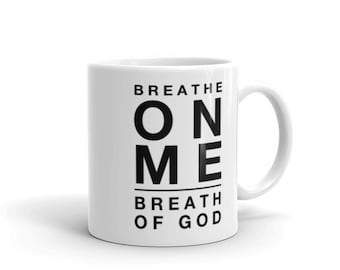 Christian Coffee Mug: Faith Scripture Encouraging Ceramic Tea Cup