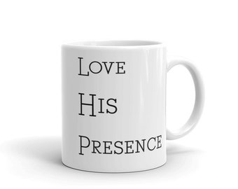 Christian Coffee Mug: Faith Scripture Encouraging Ceramic Tea Cup