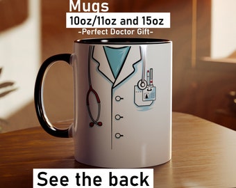 Doctor Mug PNG, Dr Mug, Doctor Gift For Man, Doctor Mug 11OZ, 15OZ