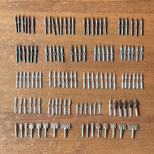 Soviet Vintage Pen Nibs.Vintage Fountain Pen. Soviet Poster Feathers.Letter Feathers Poster.USSR Calligraphy