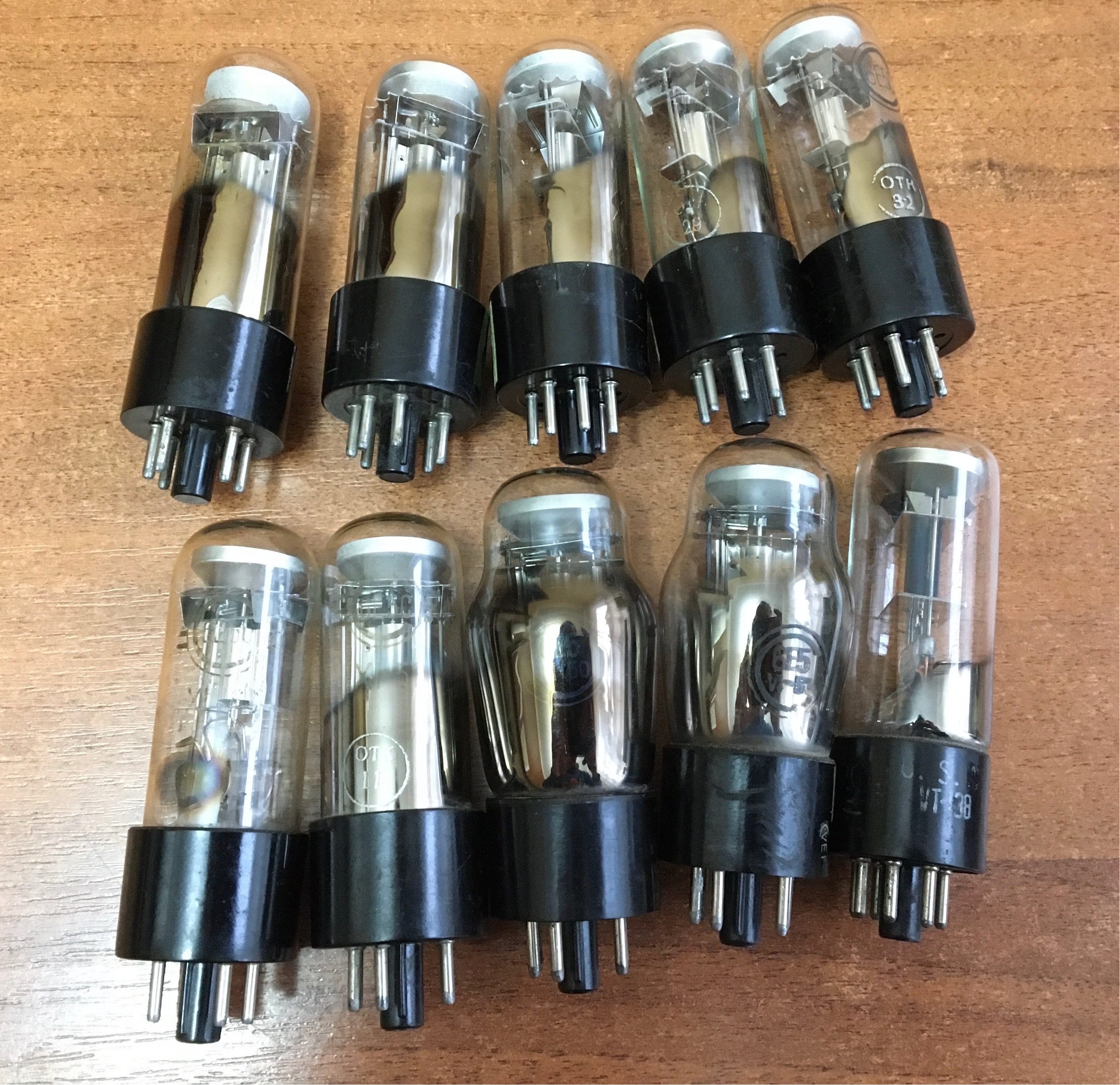 6BR5 / EM80 / 6E1P Magic Eye Tubes In Box Of 4 Tested - Foto 12