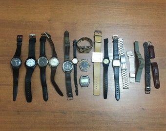 12 pièces. bracelet de montre à main de montre-bracelet mécanique vintage, montre soviétique à quartz moderne