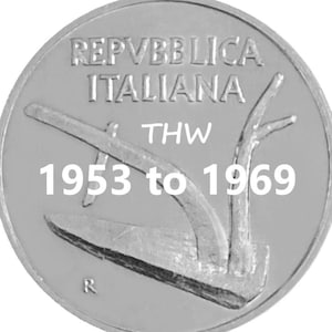 L.10 イタリアコイン - 10 リラ - 1951 年から 1969 年 - 年 / 数量を選択