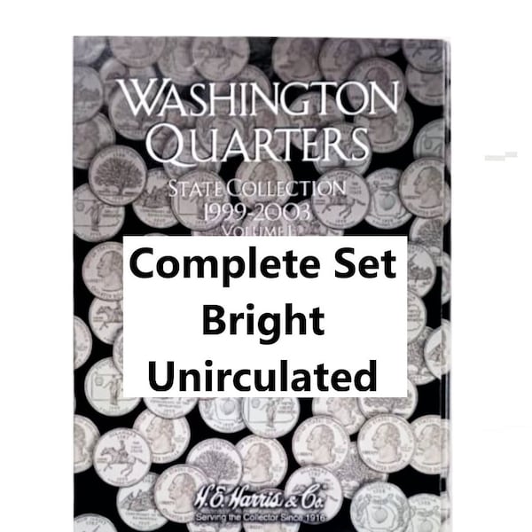 1999-2003 State Collection Volume 1 - Commemorative Quarters - Bright Uncirculated