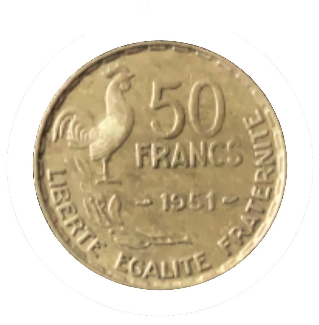 50 Francs France 1951 1952 1953 Select Year Mint and Etsy