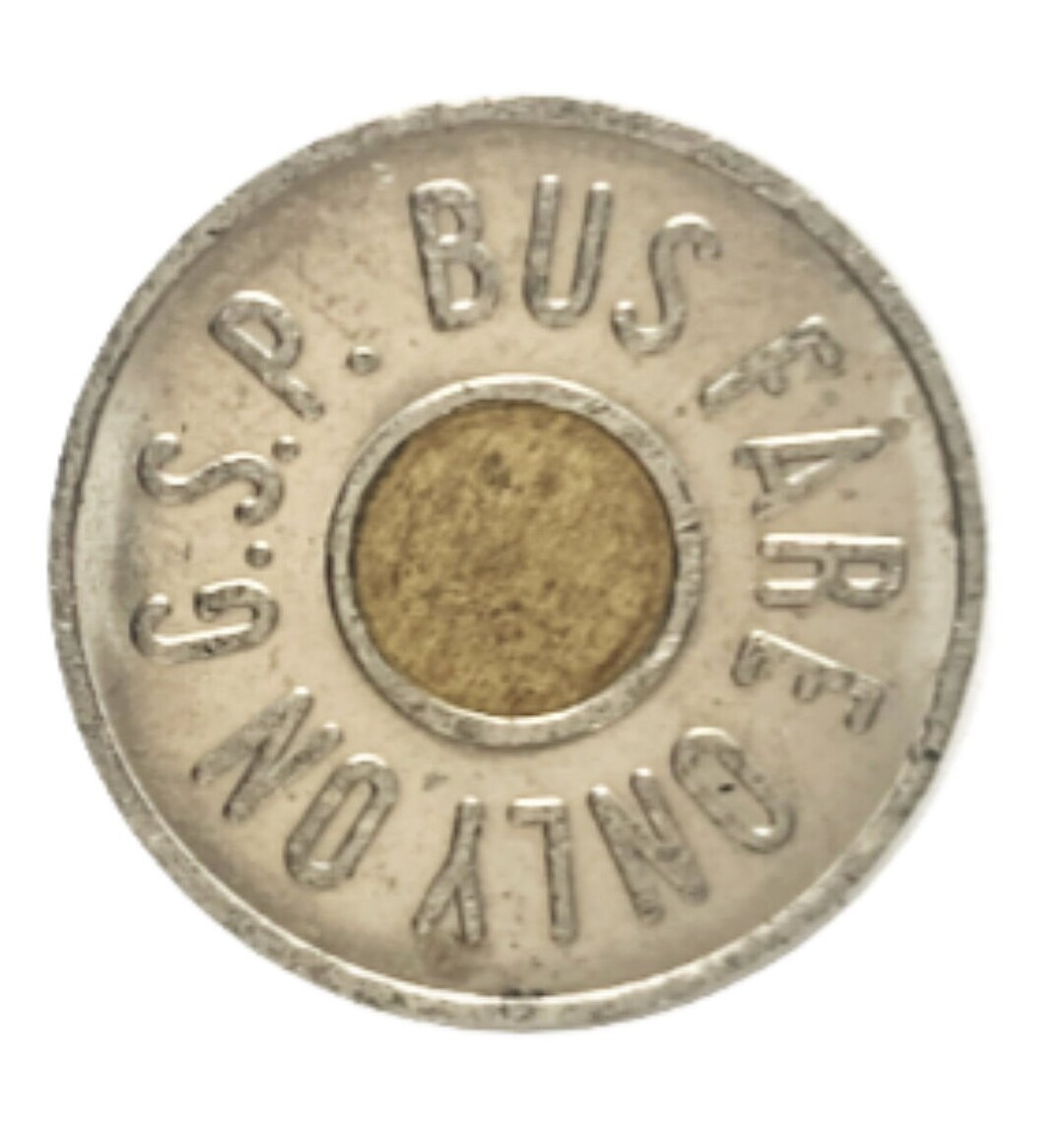 Garden State Parkway Tokens Bus Fare Only on G.S.P New Jersey Turnpike Token / NJ Toll Token