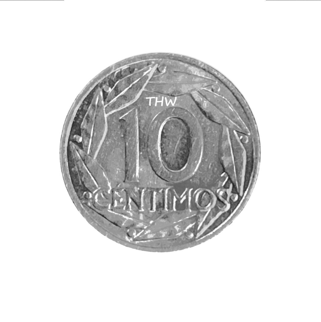 エラーコイン】フランシスコ・フランコスペイン1ペセタ硬貨1953