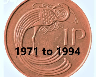 1971 to 1996 Penny - Ireland - Select Year(s) & Quantity