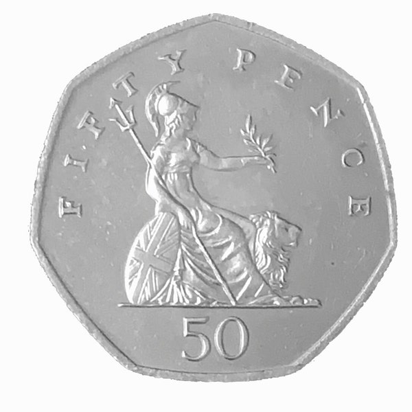 1997 50 New Pence Coin Great Britain - Pre-Euro
