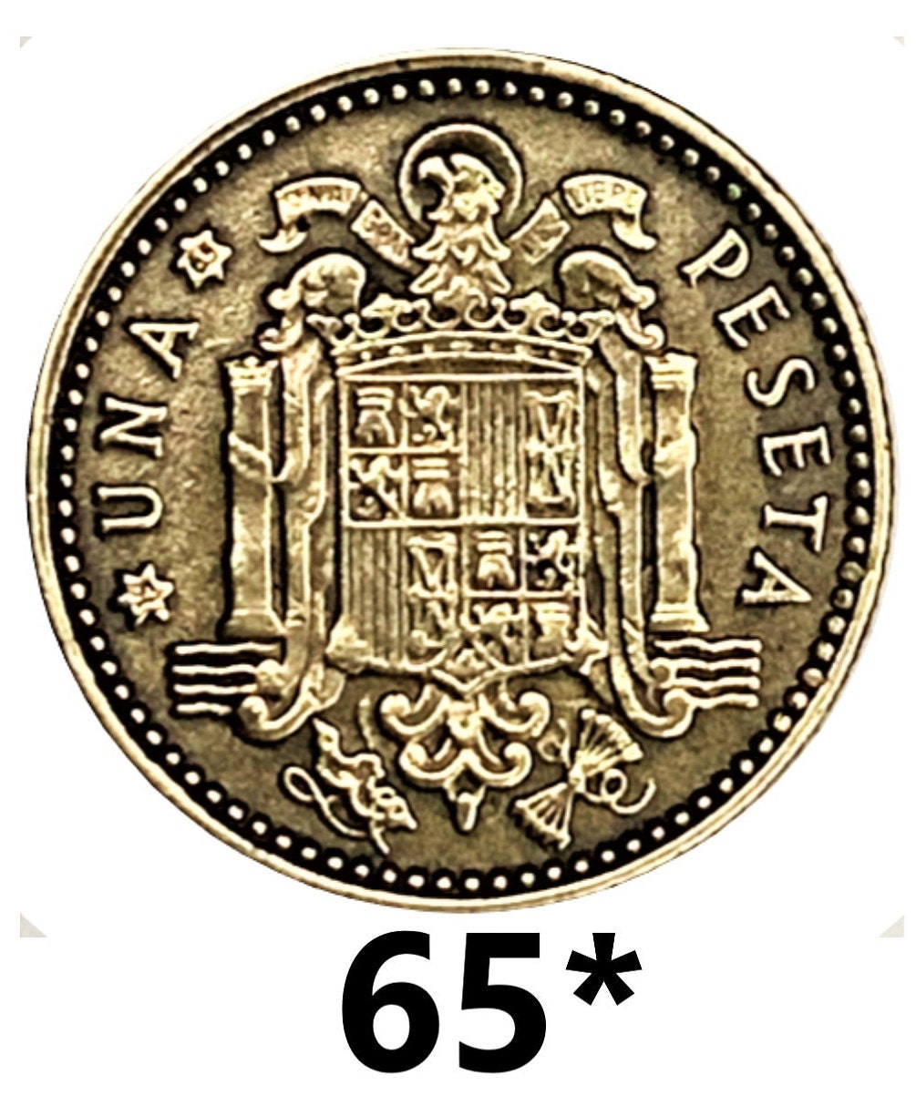 1963 1 Peseta Spain Francisco Franco Choose Star year - Etsy