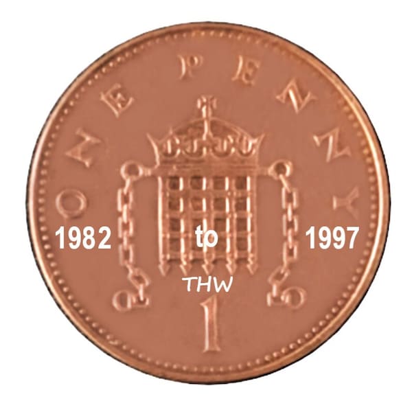 1982 - 1997 UK 1 Penny - Elizabeth II - Bronze - Select Year(s) / Quantity