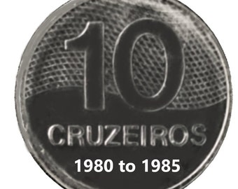 1980 to 1985 10 Cruzeiros - Brazil - Choose Year(s) and Quantity