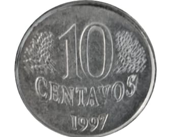 1997 10 Centavos - Brazil