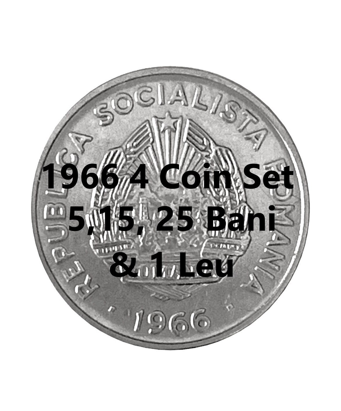 1966 Romania 15 Bani 