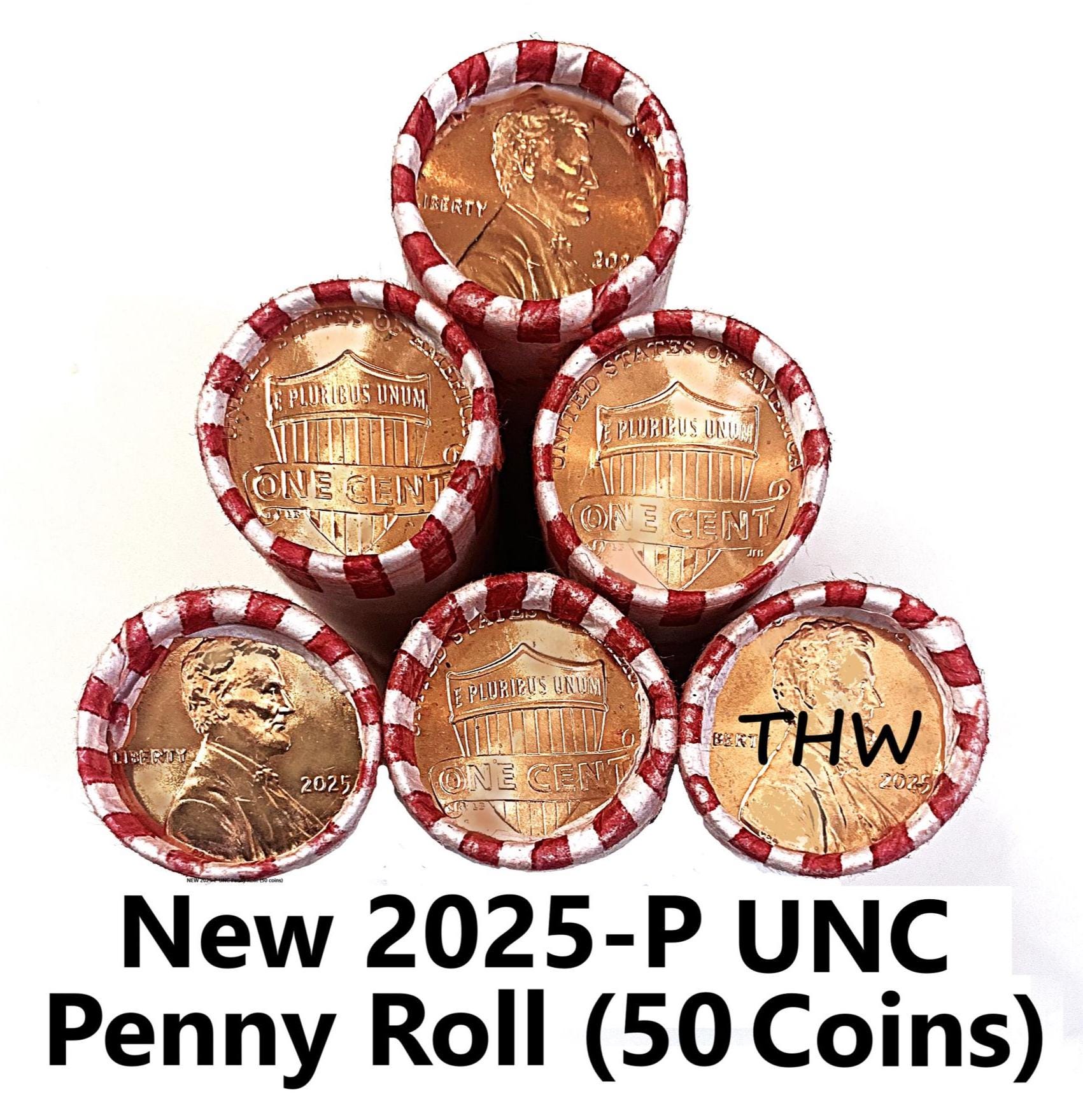 2025-P Lincoln Union Shield Penny Uncirculated Roll