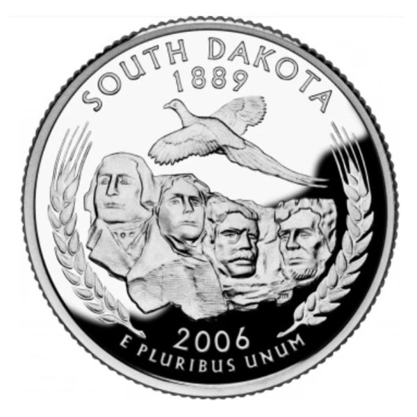 2OO6 Washington Quarter - South Dakota - Choose Mint (P or D) - Grade:  Very Fine / Extra Fine / BU