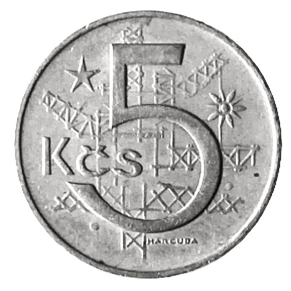 1966 5 Korun- Czechoslovakia - Extra Fine