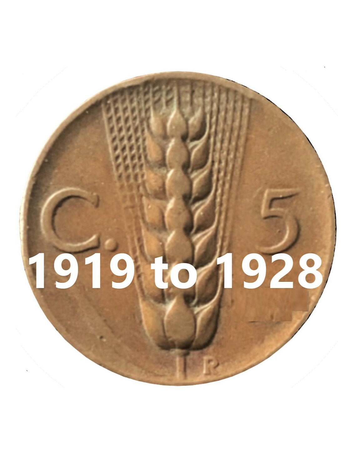 5 Centesimi Itally - Victor Emmanuel III - 1919 to 1928 - Select Year(s)