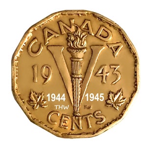 Canada WW2 VICTORY NICKEL - 1943, 1944, 1945 - Choose Year(s)