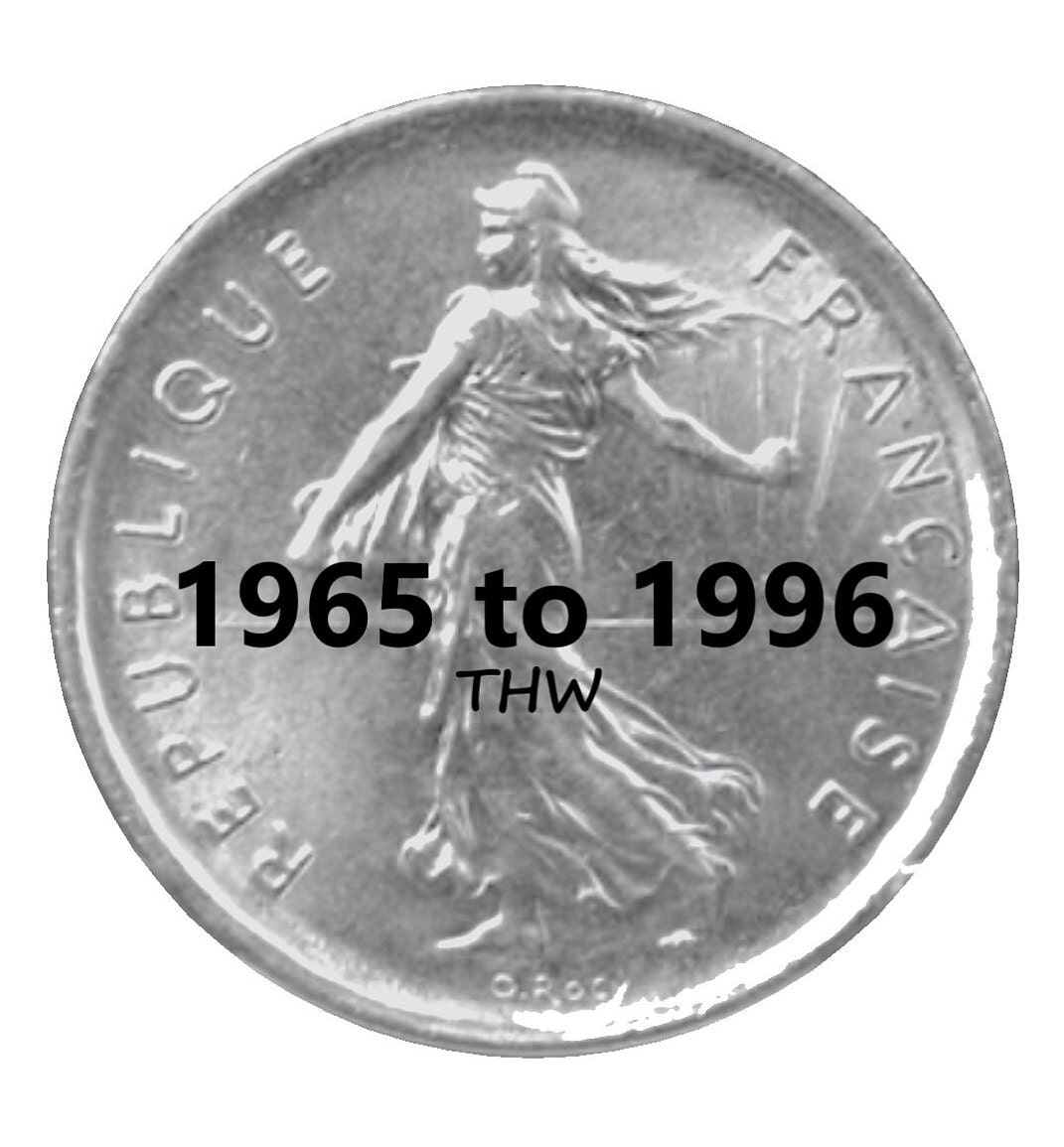 1960 french 1 franc coin - Etsy 日本