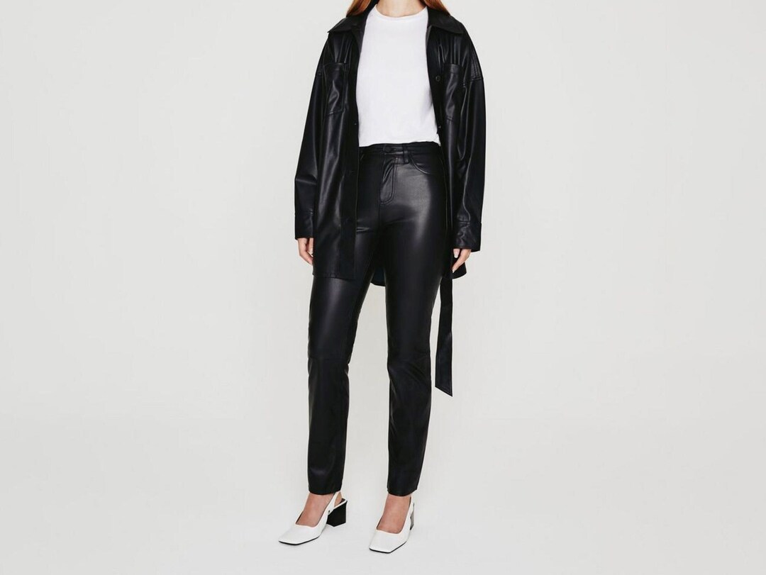 Genuine Women Hot Leather Pants Real Leather Pants Sexy Etsy