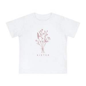 Sister, Big Sister Baby Short Sleeve T-Shirt