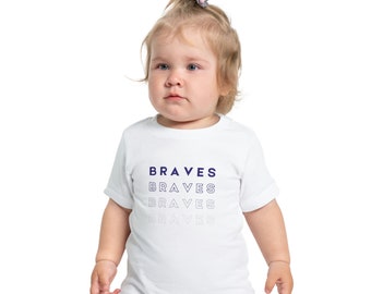Atlanta Braves Baby and Toddler Short Sleeve T-Shirt