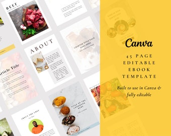 Editable eBook Canva Template | Digital Download