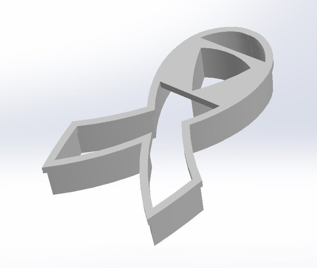 Cancer Awareness Ribbon Cookie Cutter - 3D Printed - Etsy