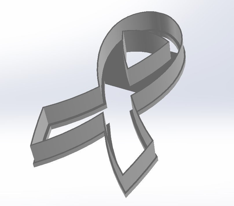 Cancer Awareness Ribbon Cookie Cutter - 3D Printed - Etsy
