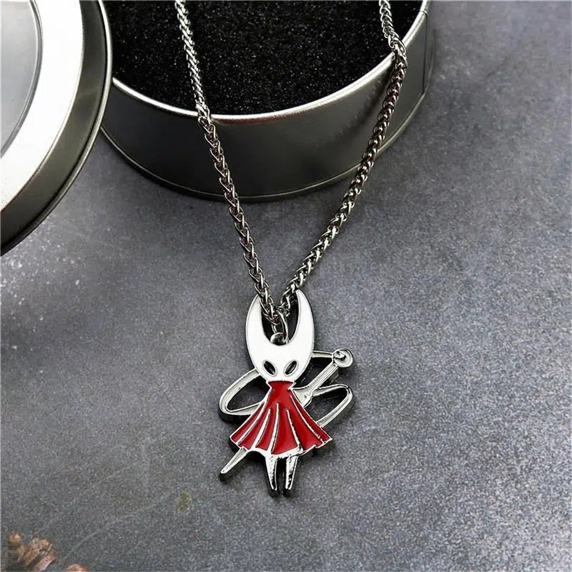 Hollow Knight Pendant Necklace the Knight Decorative Jewelry Accessories Gift Etsy