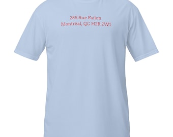 Vintage Jarry Park Address T-Shirt Montreal Expos