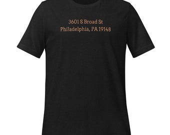 Vintage Philadelphia Hockey Arena Adresse T-Shirt Philadelphia Philly