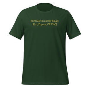 Vintage Autzen Stadium Address T-Shirt Oregon Football