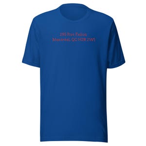Vintage Jarry Park Address T-Shirt Montreal Expos