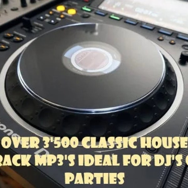 USB Stick Over 3'500 Classic House Track in MP3 Format Ideal for DJ's & Parties