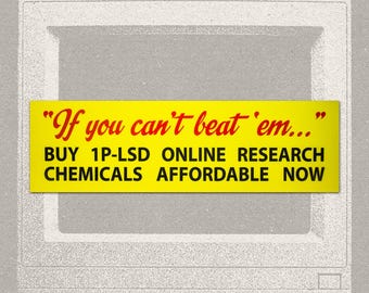 Funny Bumper Sticker – Research Chemicals (3" x 10")