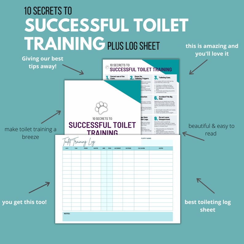 Puppy Toilet Training Made Easy, Puppy Potty Training, 10 Steps to