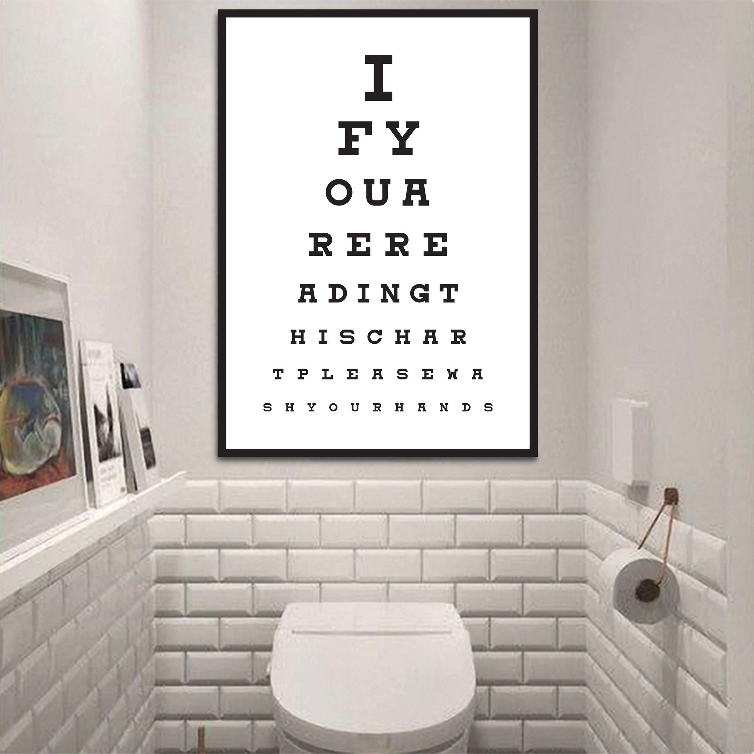 Printable Bathroom Wall Art Add Personality to Your Powder Room With ...
