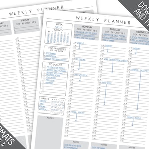 時間を取り戻そう – 忙しいママのための編集可能な週間プランナー（A5サイズ印刷可能）、日付なしプランナー、週間オーガナイザー、ToDoリスト、習慣の追跡