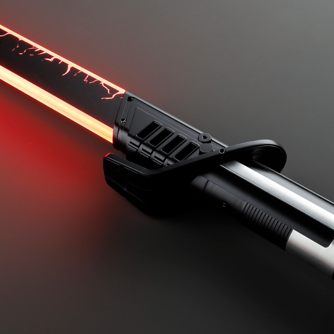 The Mandalorian Darksaber Star Wars RGB Blade Lightsaber Etsy